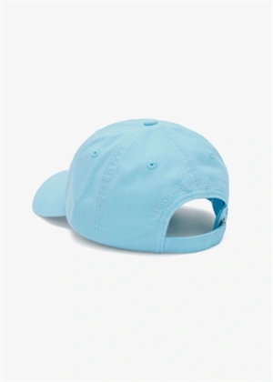 Washed cotton cap Iced Aqua B3020081 Ganni 